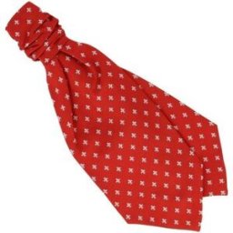 Cravates et accessoires Tony & Paul Lavallière à nouer Fleurs de Lys - BOURBON Rouge