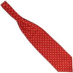 Cravates et accessoires Tony & Paul Foulard Ascot Fleurs de Lys - BOURBON Rouge