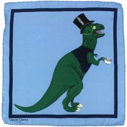 Costumes et cravates Simon Carter Pochette Bleu