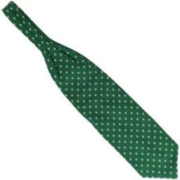 Cravates et accessoires Tony & Paul Foulard Ascot Fleurs de Lys - BOURBON Vert