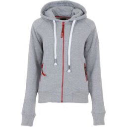 Sweat-shirt Degré Celsius Sweat zippé à capuche femme AUVY Gris