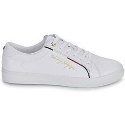 Baskets basses Tommy Hilfiger TOMMY HILFIGER SIGNATURE SNEAKER Blanc 36,37,38,39,40,41,42 femmes