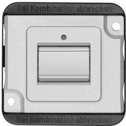 Merten Insert Bouton-poussoir argent MEG3156-7060 1 pc(s)