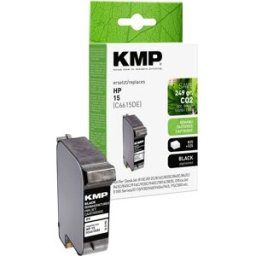 Cartouche dencre compatible KMP équivalent HP N°15 (C6615DE) noire
