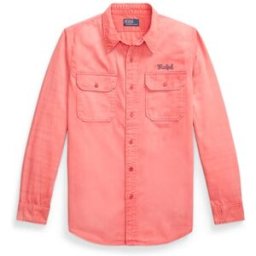 Polo Ralph Lauren Chemise droite brodée en coton