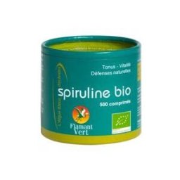 Flamant Vert Spiruline Bio 500 Comprimés - Pot 250 g