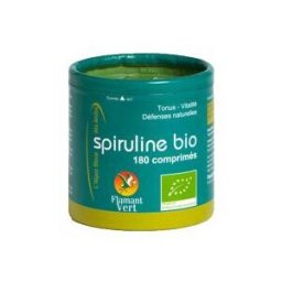Flamant Vert Spiruline Bio 180 Comprimés - Boîte 180 comprimés