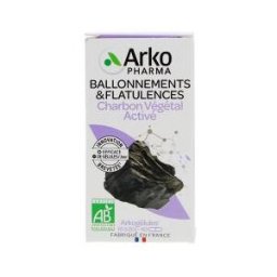 Arkopharma Arkogelules Charbon Végétal Bio 40 Gélules - Pot 40 gélules
