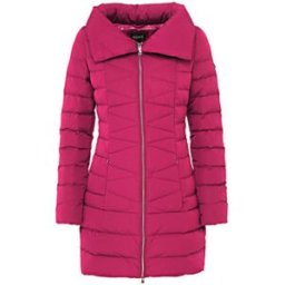 Doudounes Guess Doudoune Femme Longue Asia Rose Fushia Rose