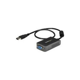 StarTech.com Adaptateur / Convertisseur video USB 2.0 vers VGA HD15 - Carte graphique externe - Male / Femelle - 1440x900 - adaptateur video - VGA / USB - Conformite TAA - 7.5 cm
