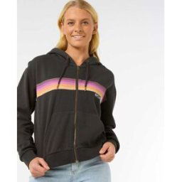 Rip Curl Sweat Zippé Surfarama Washed Black L female