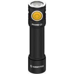 ArmyTek Prime C2 Magnet USB Warm LED Lampe de poche avec clip ceinture, avec étui à batterie 930 lm 105 g