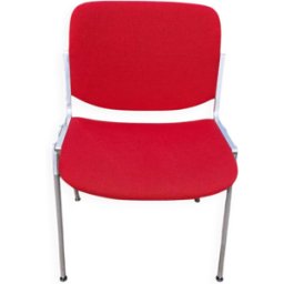 Chaise empilable de Giancarlo Piretti pour Castelli rouge 50x45x76