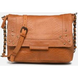 Pcfelizia Emb Leather L Cross Body Fc par Pieces Marron T.U Sacs
