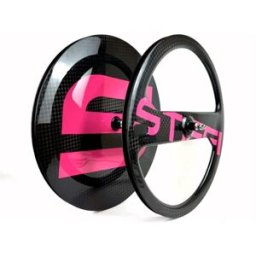 Paire de roues Stiffi Track S-Disc + 2 Spoke Rose