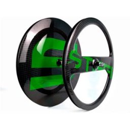 Paire de roues Stiffi Track S-Disc + 2 Spoke Vert