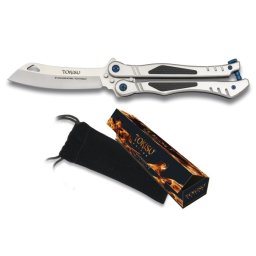 Couteau papillon balisong 23,8cm métal TOKISU