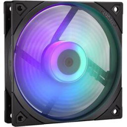 endorfy Fluctus 120 PWM ARGB Ventilateur pour PC noir (l x H x P) 120 x 120 x 25 mm avec éclairage LED