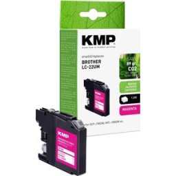 KMP Encre remplace Brother LC-22UM compatible magenta B73M 1536,4006