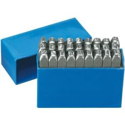 Gedore 8605220 Jeu de poinçons lettres Hauteur des caractères: 6 mm