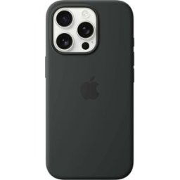 Silicone Case MagSafe Silikon Case Apple iPhone 16 Pro noir résistant aux chocs, chargement par induction MYYJ3ZM/A