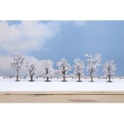 Assortiment darbres arbres dhiver NOCH 25075 80 à 100 mm blanc neige 7 pc(s)