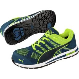 PUMA Elevate Knit Green Low 643170-42 Chaussures de sécurité S1P Pointure (EU): 42 vert, jaune 1 pc(s)