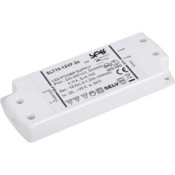Self Electronics SLT15-12VF-2S Transformateur pour LED, Driver de LED à tension constante 15 W 1.25 A 12 V/DC montage sur des surfaces inflammables, non