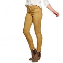 Pantalon Deeluxe Jean femme jaune moutarde - 27043 Jaune
