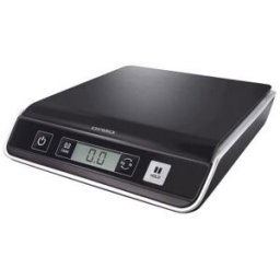 Pèse-paquets Dymo M5 - capacité 5Kg - numérique USB - L21,1 x H4,5 x P23,4 cm - noir