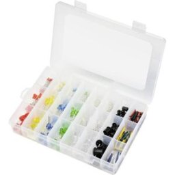 TRU COMPONENTS Assortiment de LEDs rouge, bleu, vert, jaune, blanc froid, blanc chaud rond 3 mm, 5 mm, 8 mm 30 ° 7.5 mA, 8 mA 3 V, 15 V