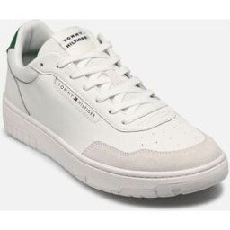 TH BASKET CORE LTH M par Tommy Hilfiger Blanc 41 Homme