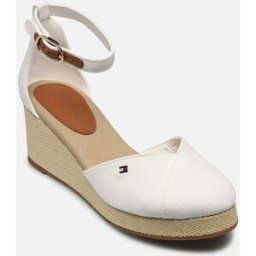 FLAG CLOSED TOE MID par Tommy Hilfiger Blanc 39 Femme