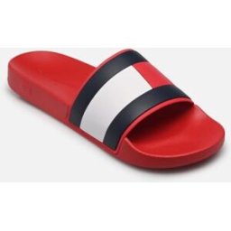 RUBBER TH FLAG POOL par Tommy Hilfiger Rouge 42 Homme