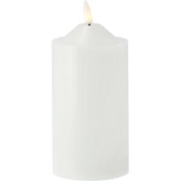 Scandi Essentials Bougie bloc LED Bright 17 cm Blanc