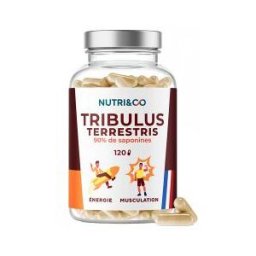 Nutri&Co Tribulus Terrestris 120 Unités - Pot 120 gélules de 0,44 g