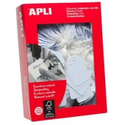 agipa Etiquette à suspendre, dimensions: 15 x 24 mm, blanc