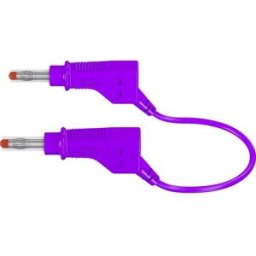 Stäubli XZG425/SIL Cordon de mesure de sécurité Banane mâle 4 mm Banane mâle 4 mm 2.00 m violet 1 pc(s)
