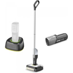 Karcher FC 2-4 - Nettoyeur de sols à batterie - 3 en 1 : lave, sèche et aspire