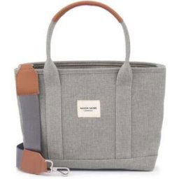 Sac à main Maison Sacrée Cabas Miramar Gris Mini Gris