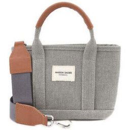 Sac à main Maison Sacrée Cabas Miramar Gris Extra Mini Gris