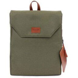 Sac a dos Maison Sacrée Sac à Dos Ferrat Kaki 17'' Noir