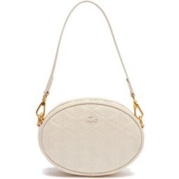 Sac Lacoste SAC OVALE MAHEKI EN CUIR EMBOSSÉ BEIGE Beige