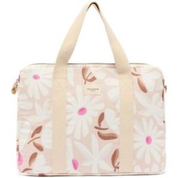 Draeger Sac Ordinateur à Fleurs Office Chic - Taupe