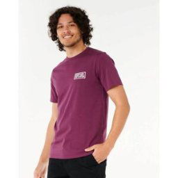 Rip Curl T-shirt Made For Deep Plum L male