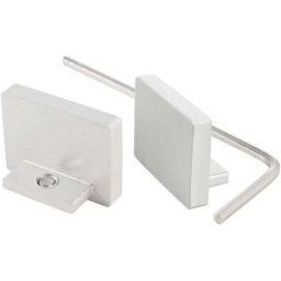 Deko Light 980020 P-AU-10-12 Set dembouts de fermeture aluminium (l x H x P) 8 x 13.60 x 18.20 mm 1 pc(s)