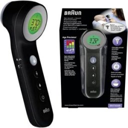 Braun No touch + touch schwarz Thermomètre médical mesures sans contact