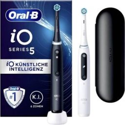 Oral-B iO Series 5 Duo 415121 Brosse à dents électrique noir, blanc