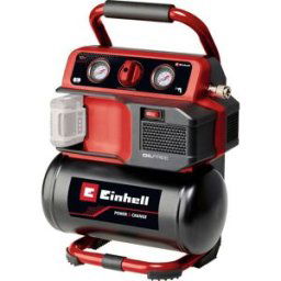 Einhell 4020410 Compresseur sans fil TE-AC 18/75 Li OF-Solo 8 bar sans batterie, manomètre analogique, 1 cylindre