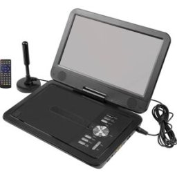 Reflexion DVD1025 Téléviseur portable avec lecteur DVD 25.6 cm 10.1 pouces CEE: E (A - G) fonctionnement sur batterie